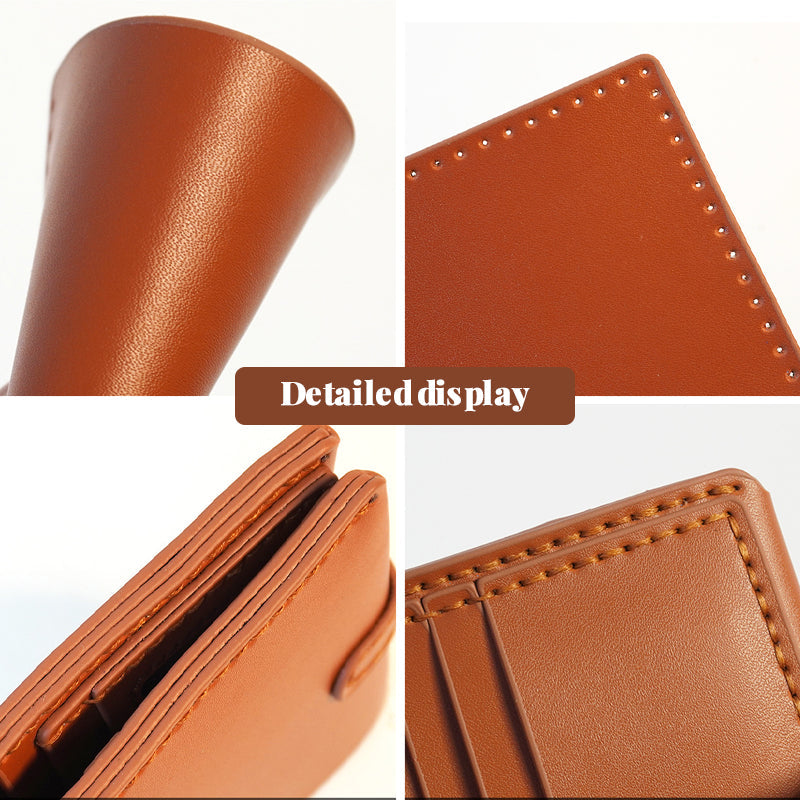 Cow leather wallet DIY material kit