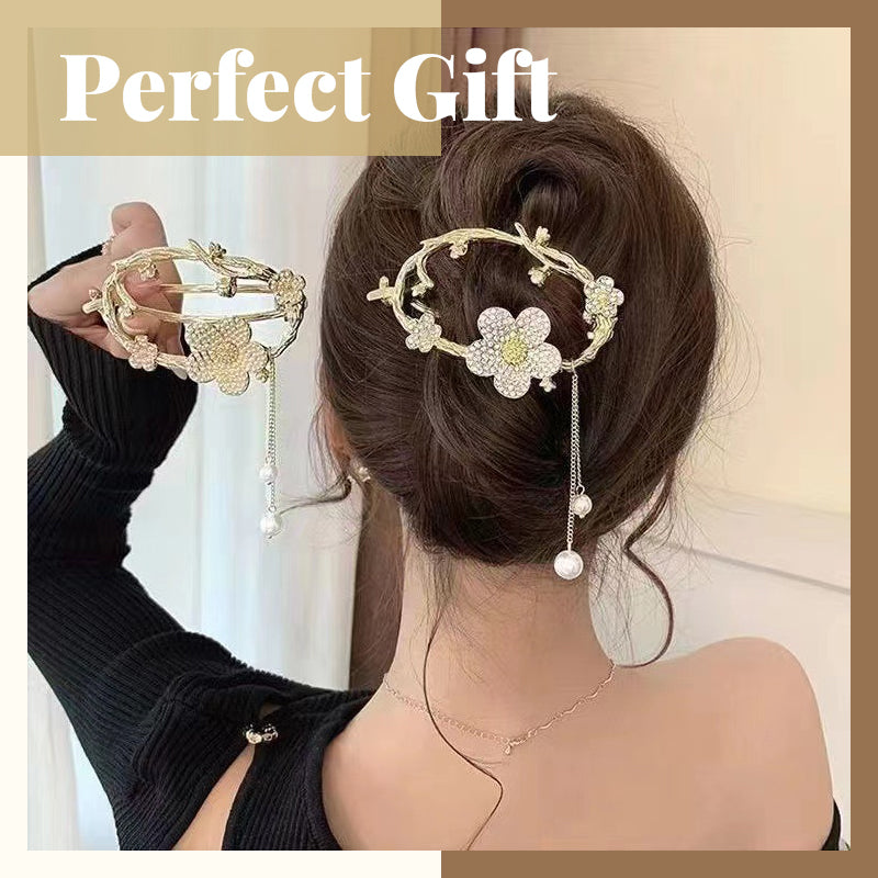 Butterfly Tassel Hair Clip