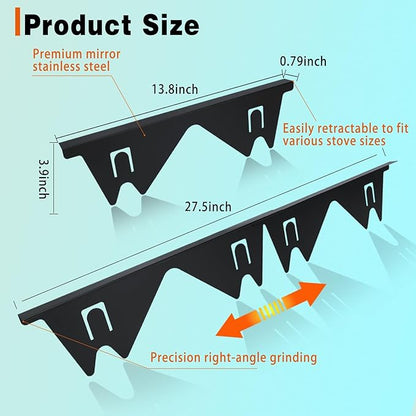 Stove Gap Covers Stainless Steel