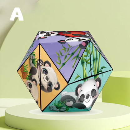 🐼Panda Three-Dimensional Magic Cube Decompression Toy