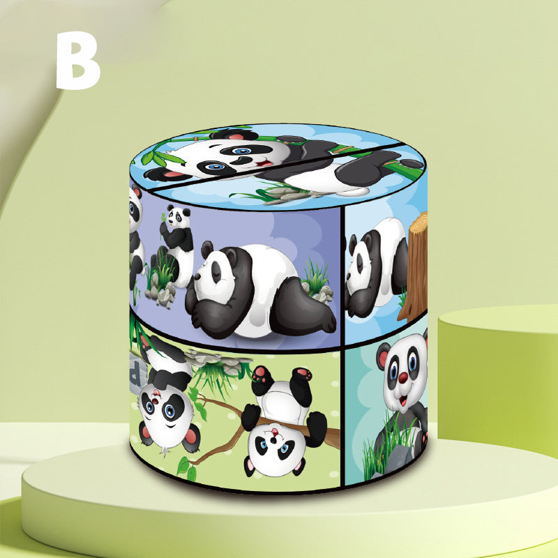 🐼Panda Three-Dimensional Magic Cube Decompression Toy