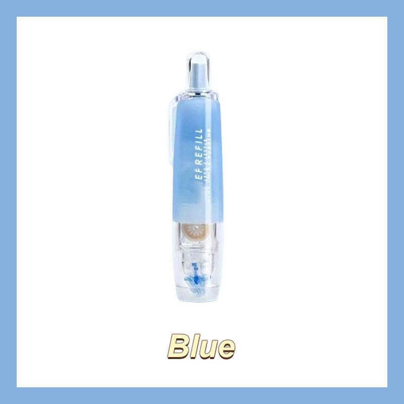 Rolling traceless glue pen