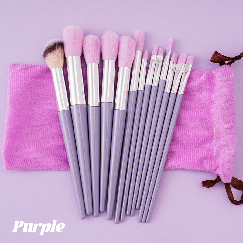 Complete Set Of 13 Makeup Brushes