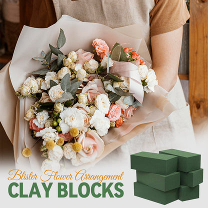 Blister Flower Arrangement Clay Blocks