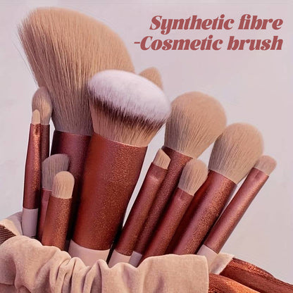 Complete Set Of 13 Makeup Brushes