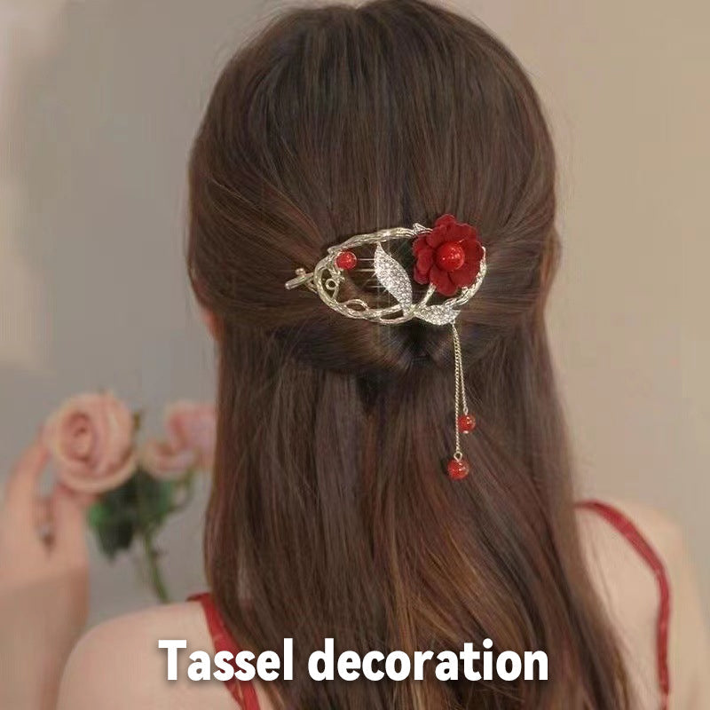 Butterfly Tassel Hair Clip