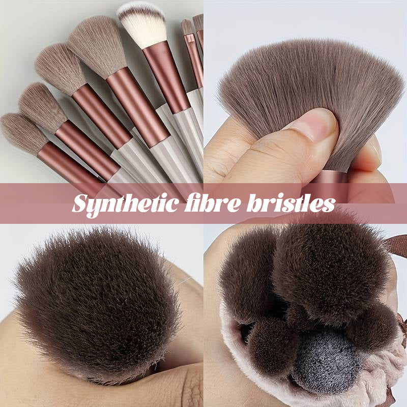 Complete Set Of 13 Makeup Brushes