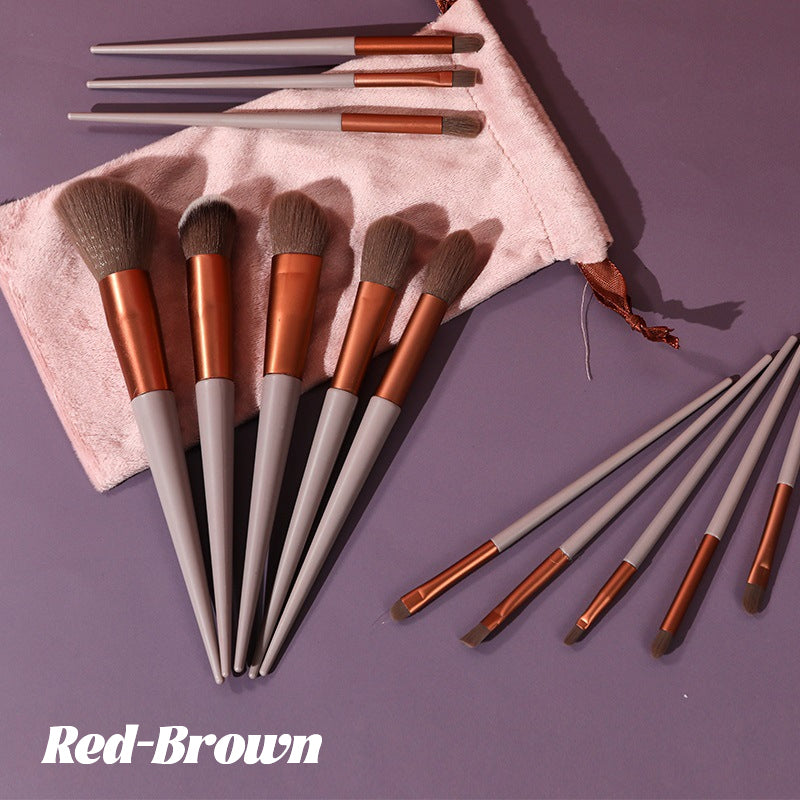 Complete Set Of 13 Makeup Brushes