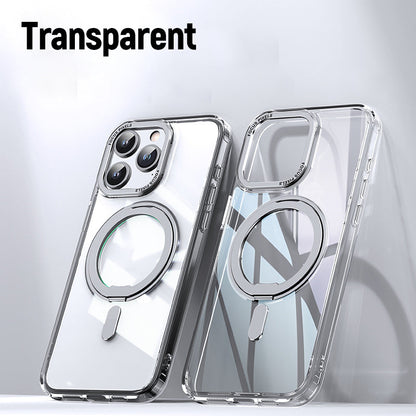 Magnetic Holder Transparent Mobile Phone Case