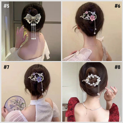 Butterfly Tassel Hair Clip